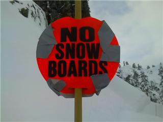 No Snowboards