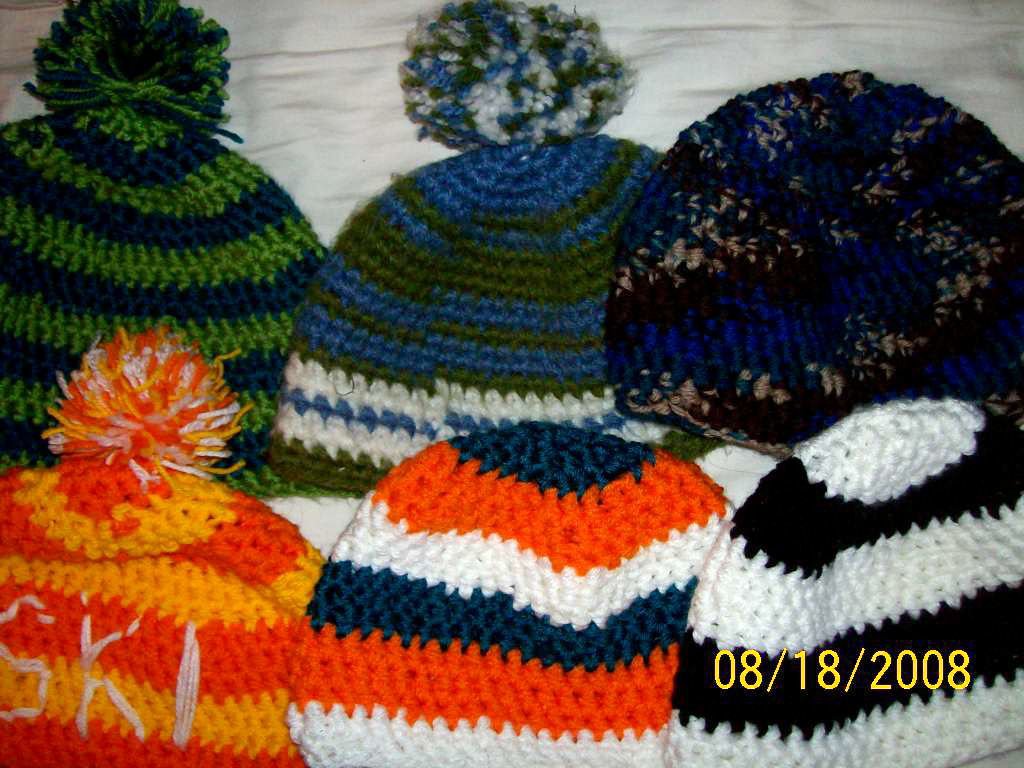 Hats made by me. want one??