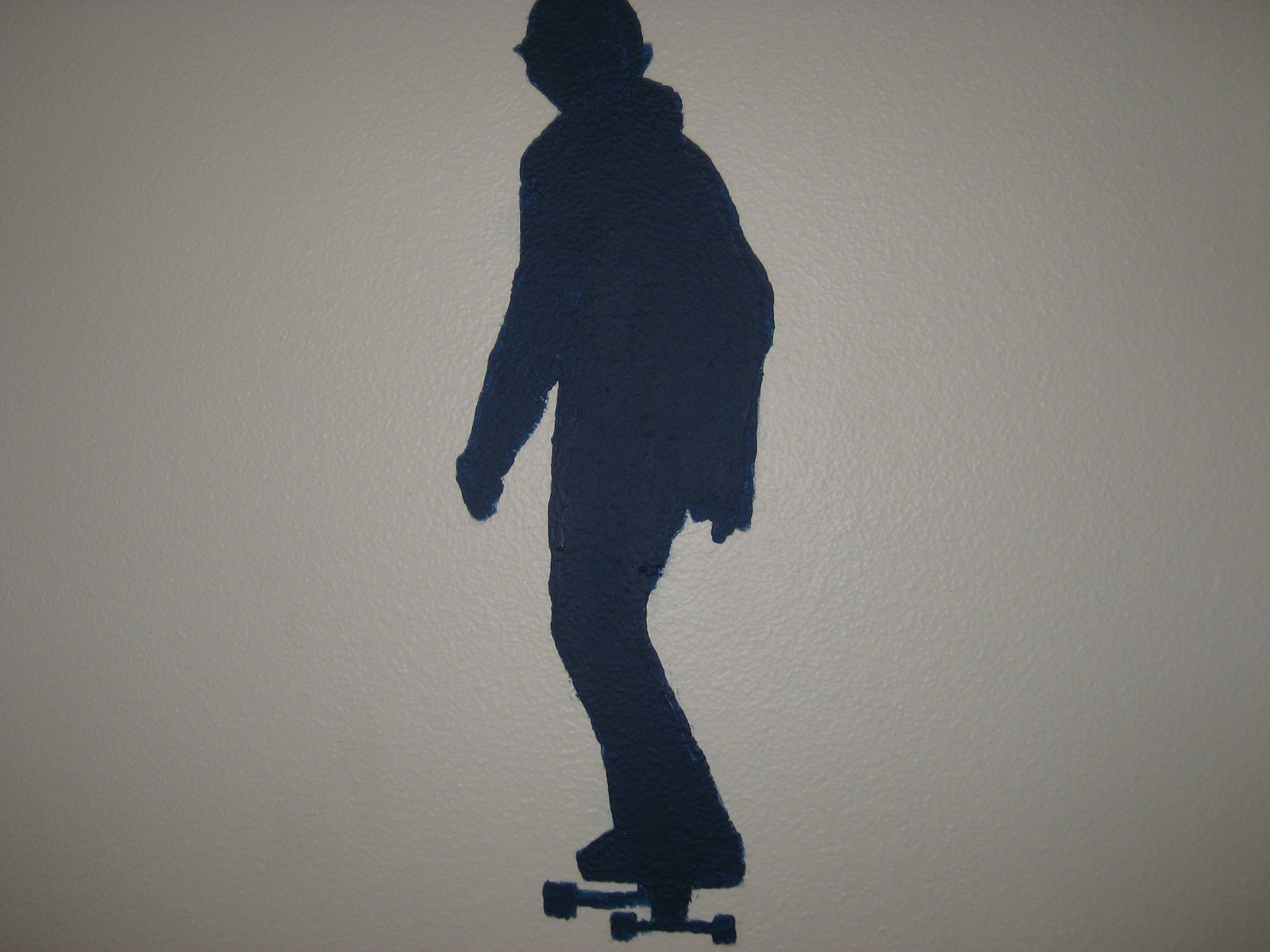 Longboarder on my wall