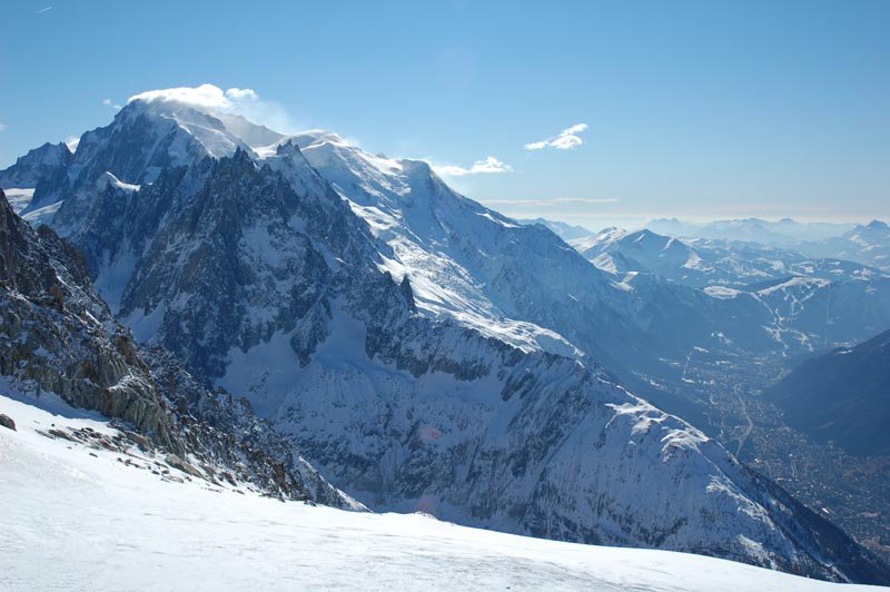 Mont Blanc and the chamonix valley