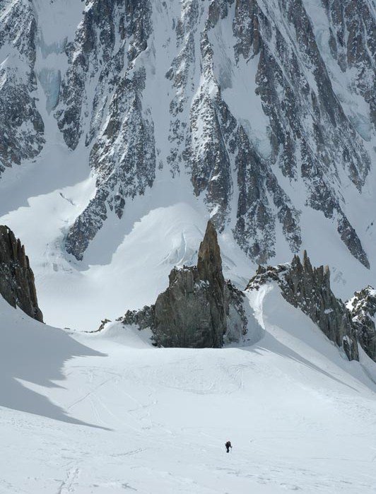 Skinning in the Argentiere Basin