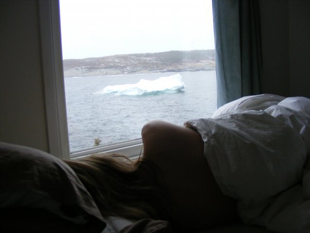 Icebergs Out my window
