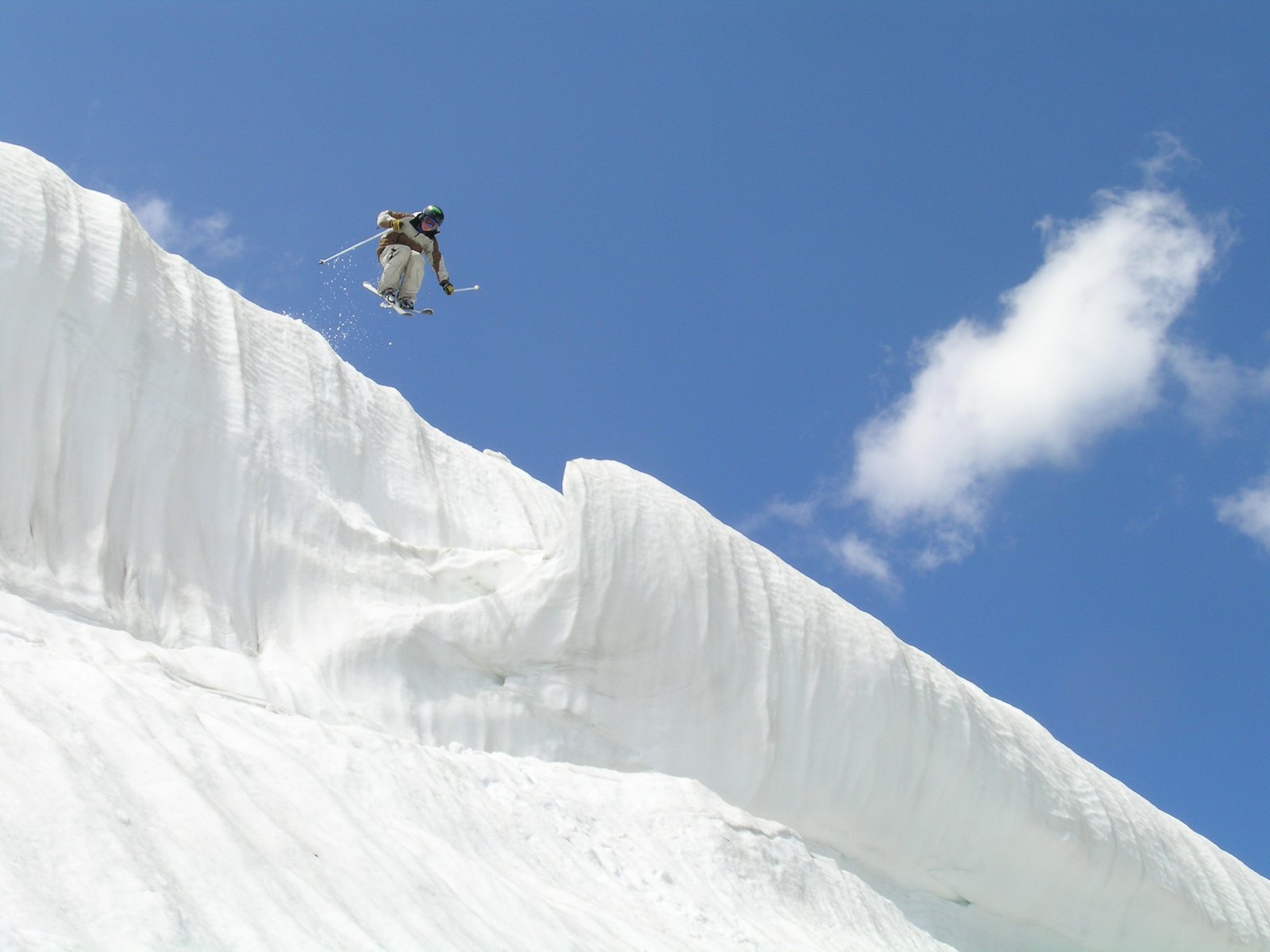 Beartooth pass cornice drop