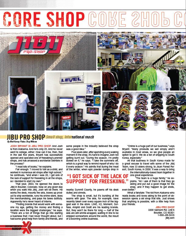 Jibij Core Shop Profile