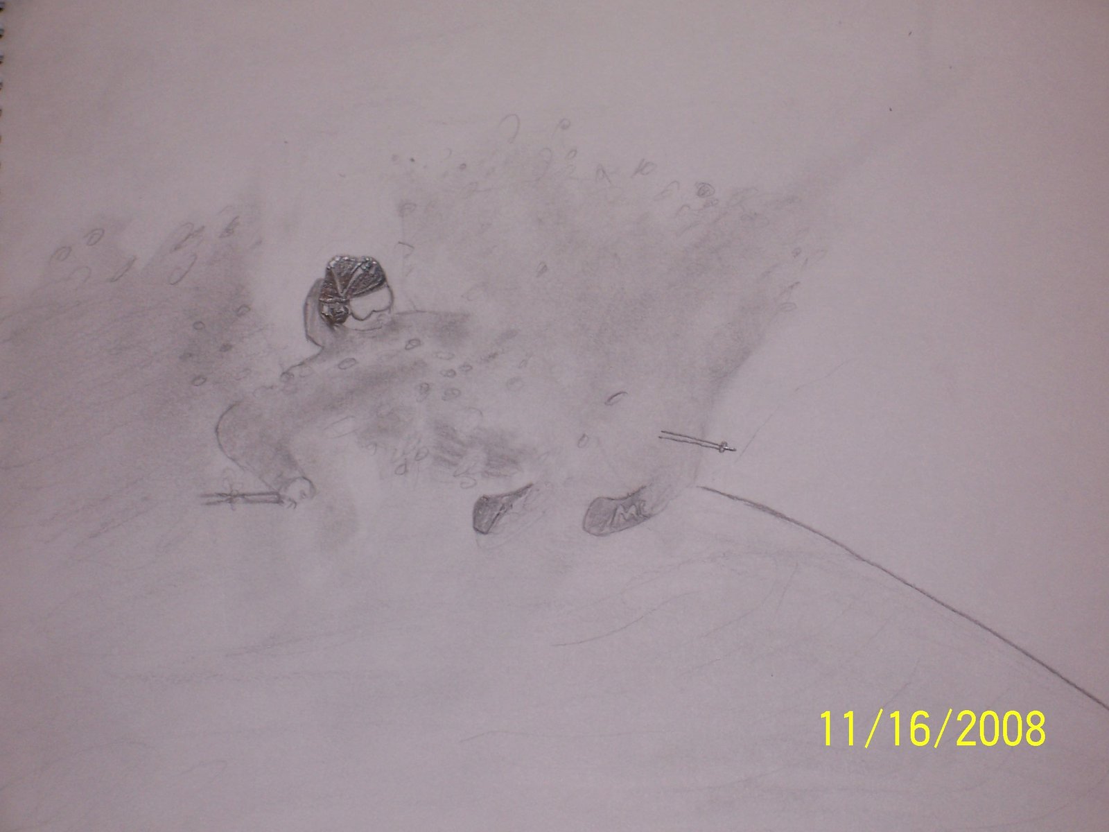 Josh Bibby shreddin some pow