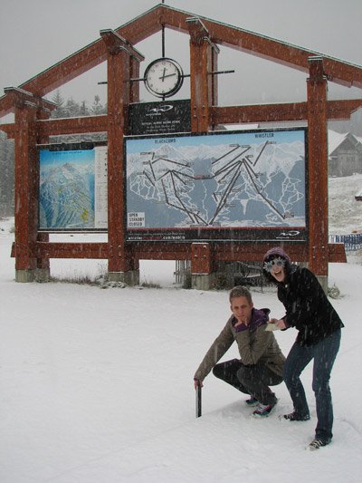 Whistler Blackcomb snowphone team - Alex and Stephen