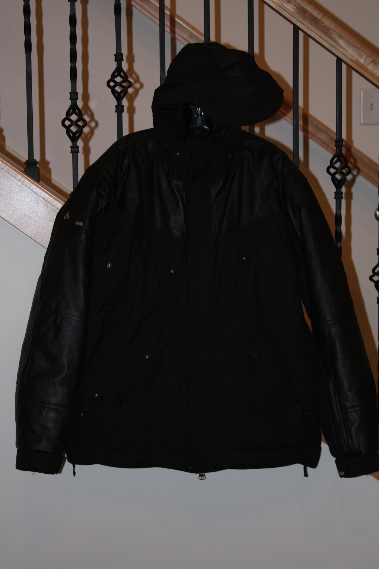 Section Leather parka