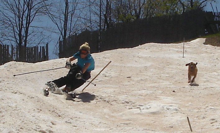 Spring skiing