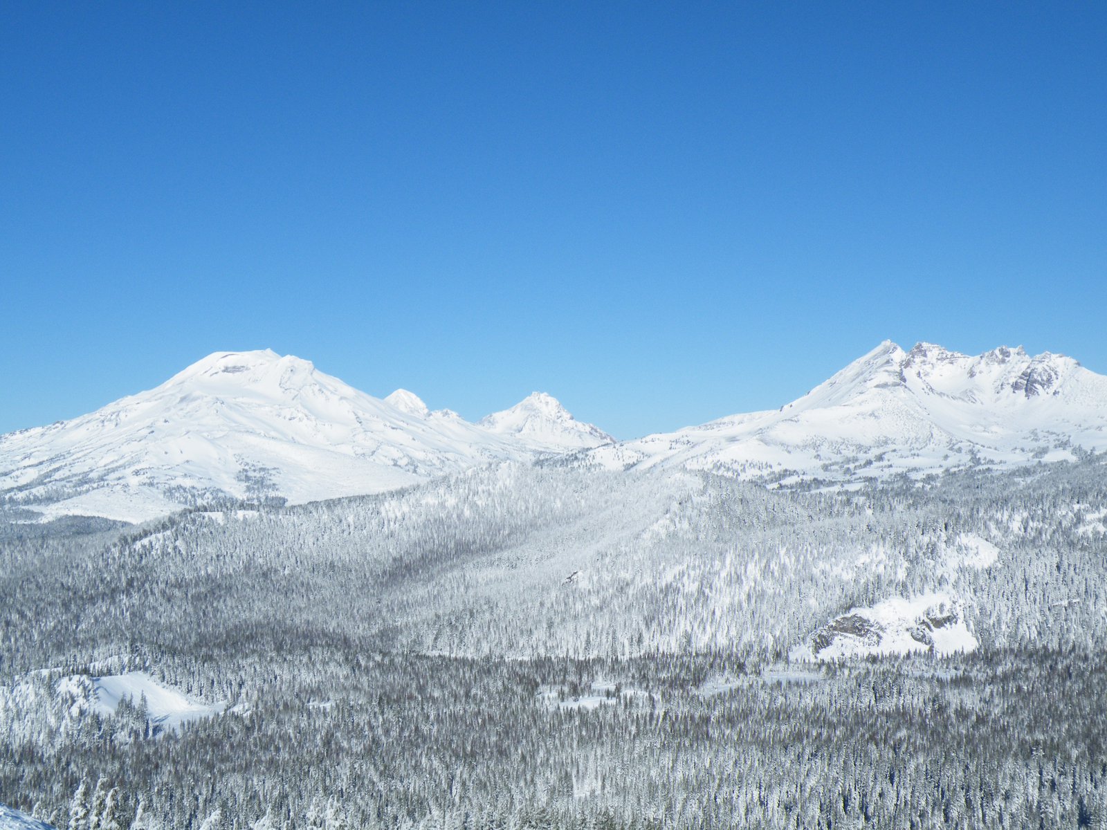 The sisters and broken top