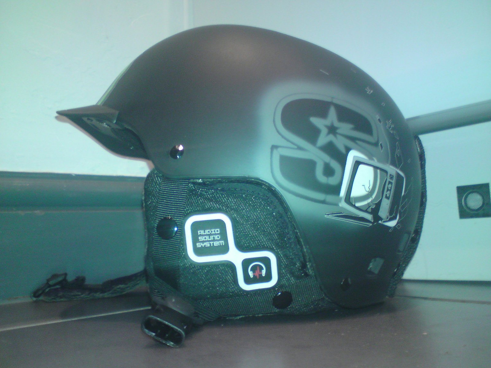 My new salomon brigade audio helmet