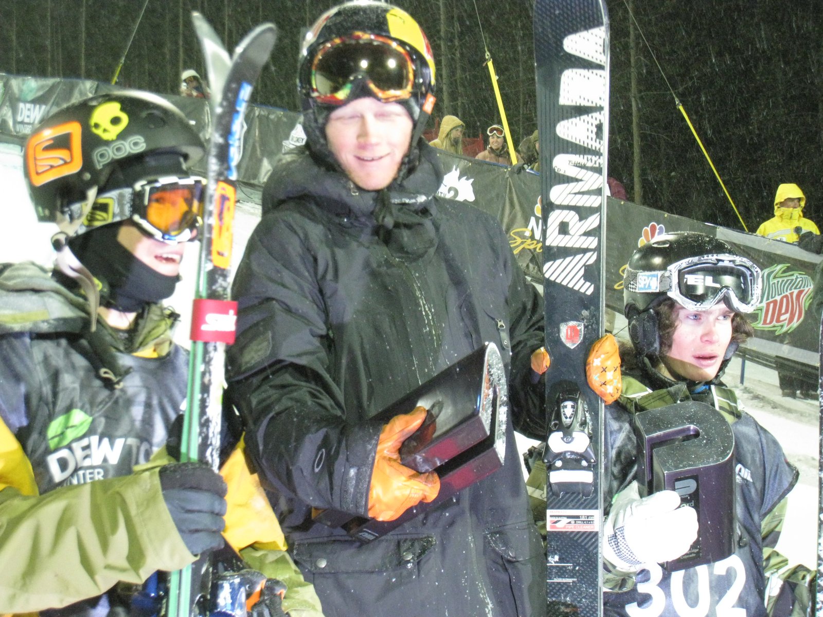 Justin Dorey, Tanner Hall, Ducan Adams-Breck Dew Tour