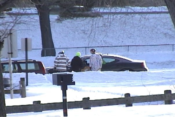 Cops at Dover Point