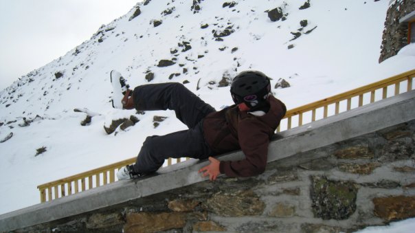 Sliding at The Stash at the Remarkables