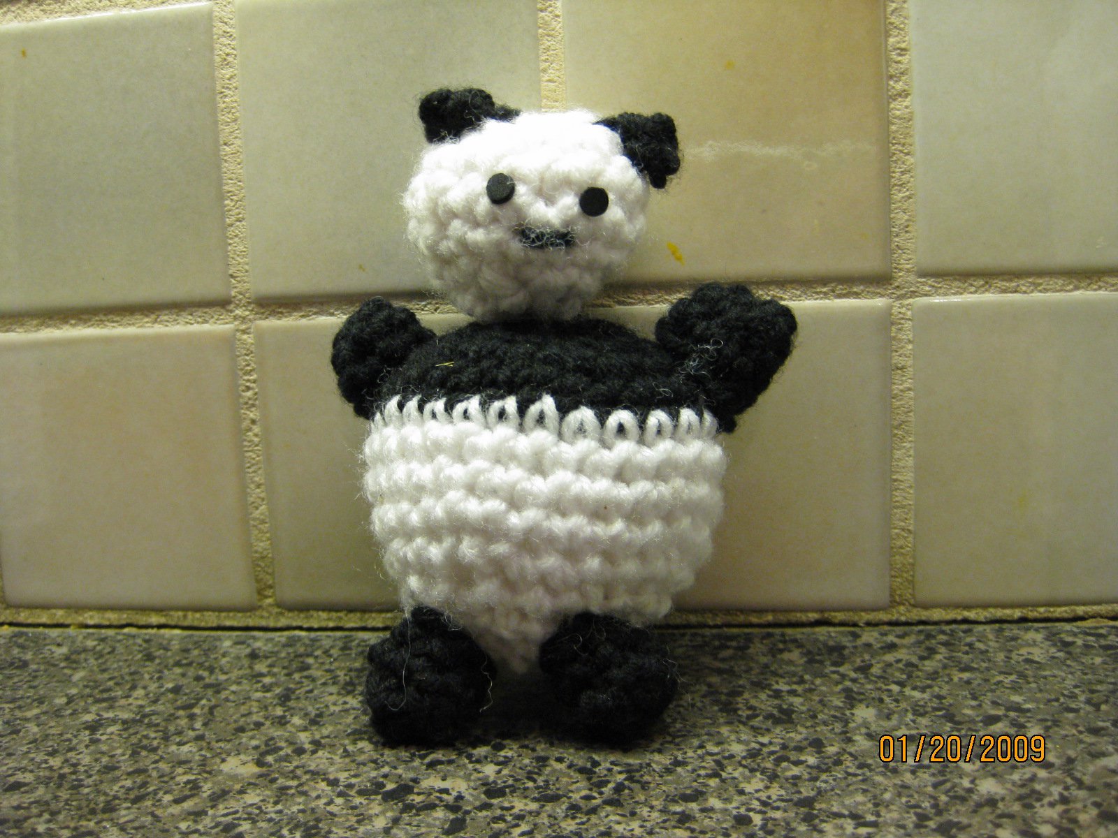 Crocheted Panda