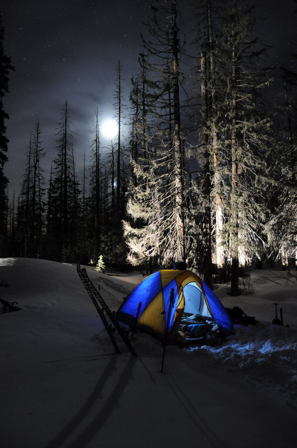 Winter camping