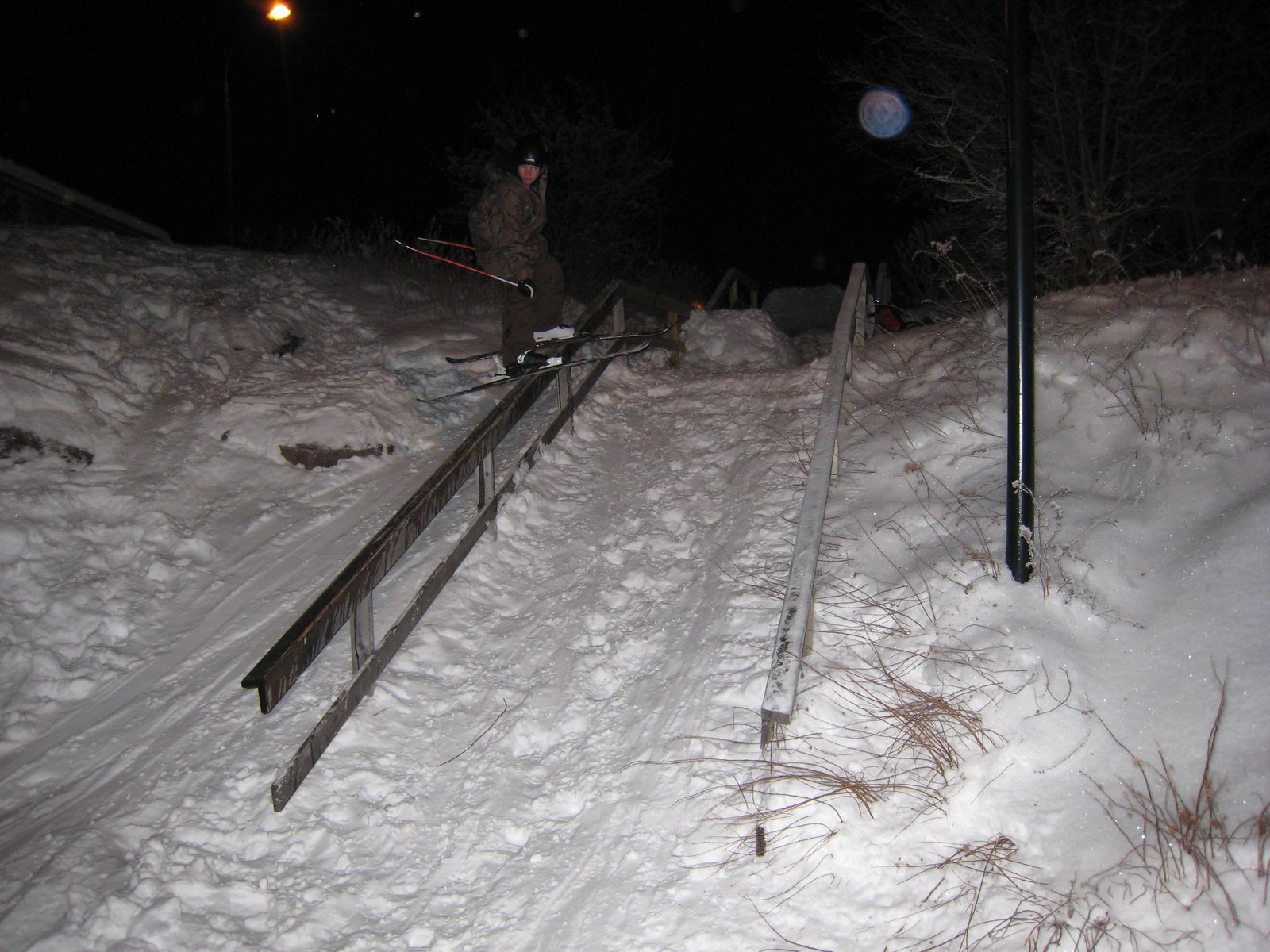 Wooden rail