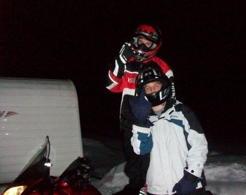 Snowmobiling with Jake