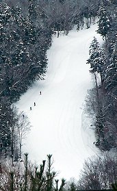 Hiking my school's ski area on a pow day with broken t bar - 1 of 2