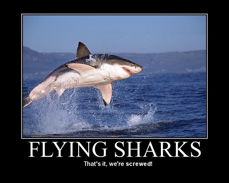 Flying sharks
