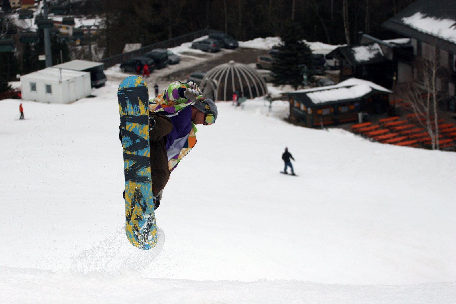 Snowboard frontflip #2