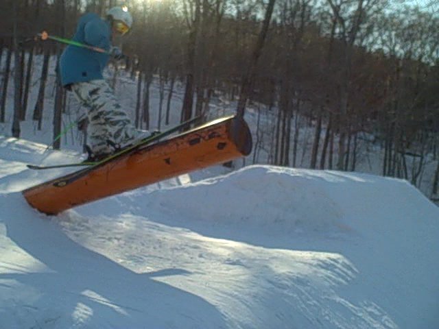 Me doing the cannon rail at loon