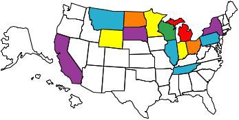 States that I've shit in