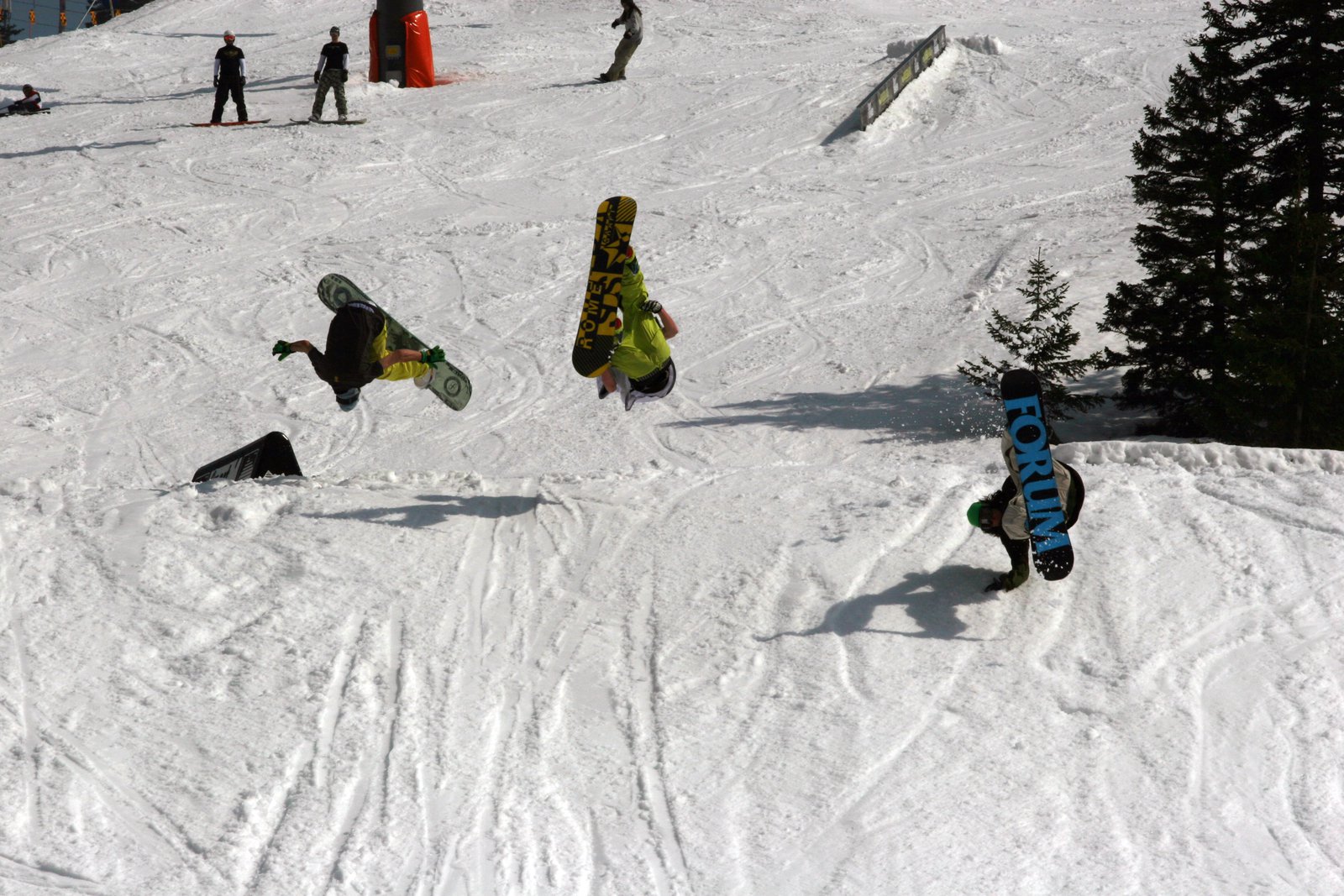 Snowboard 3x knucklefront
