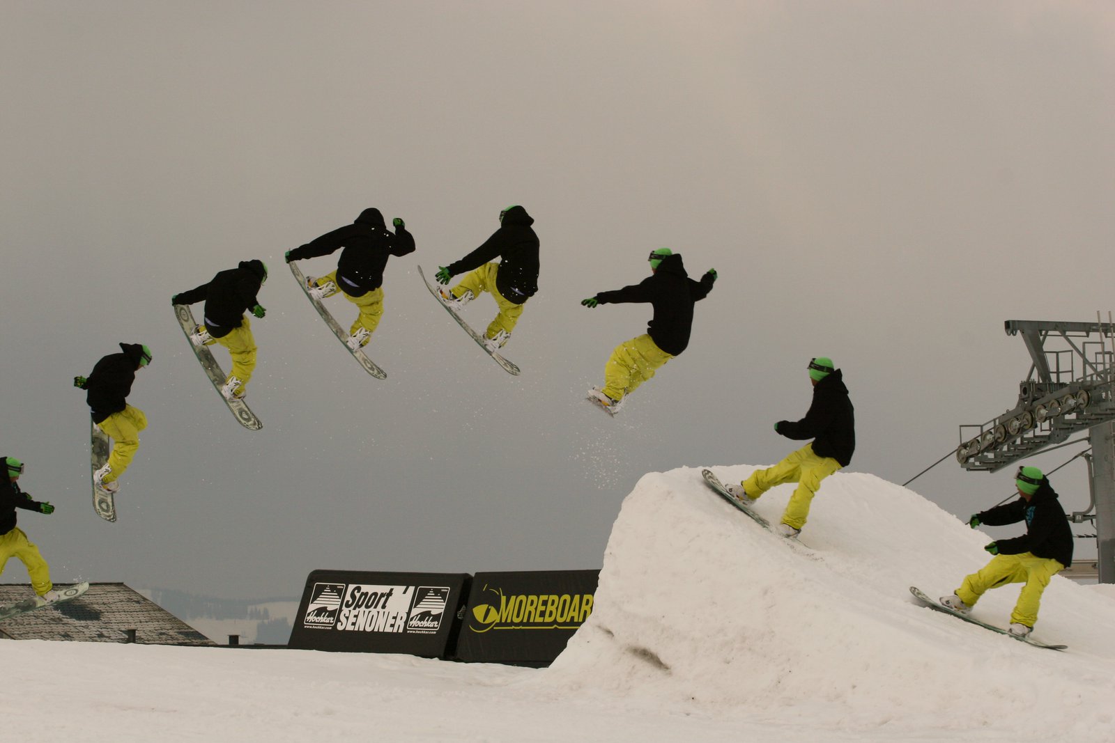 Snowboard cab3 sequence