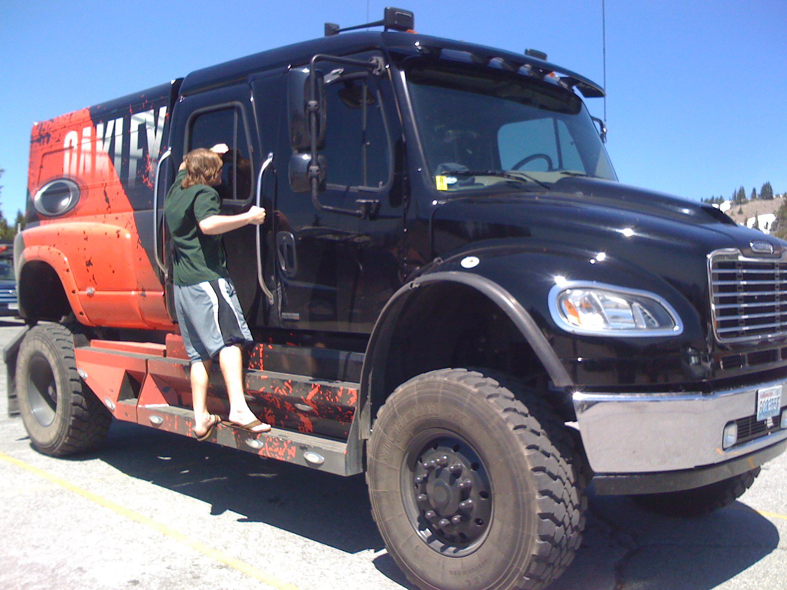 Oakley Truck last summer at Tline