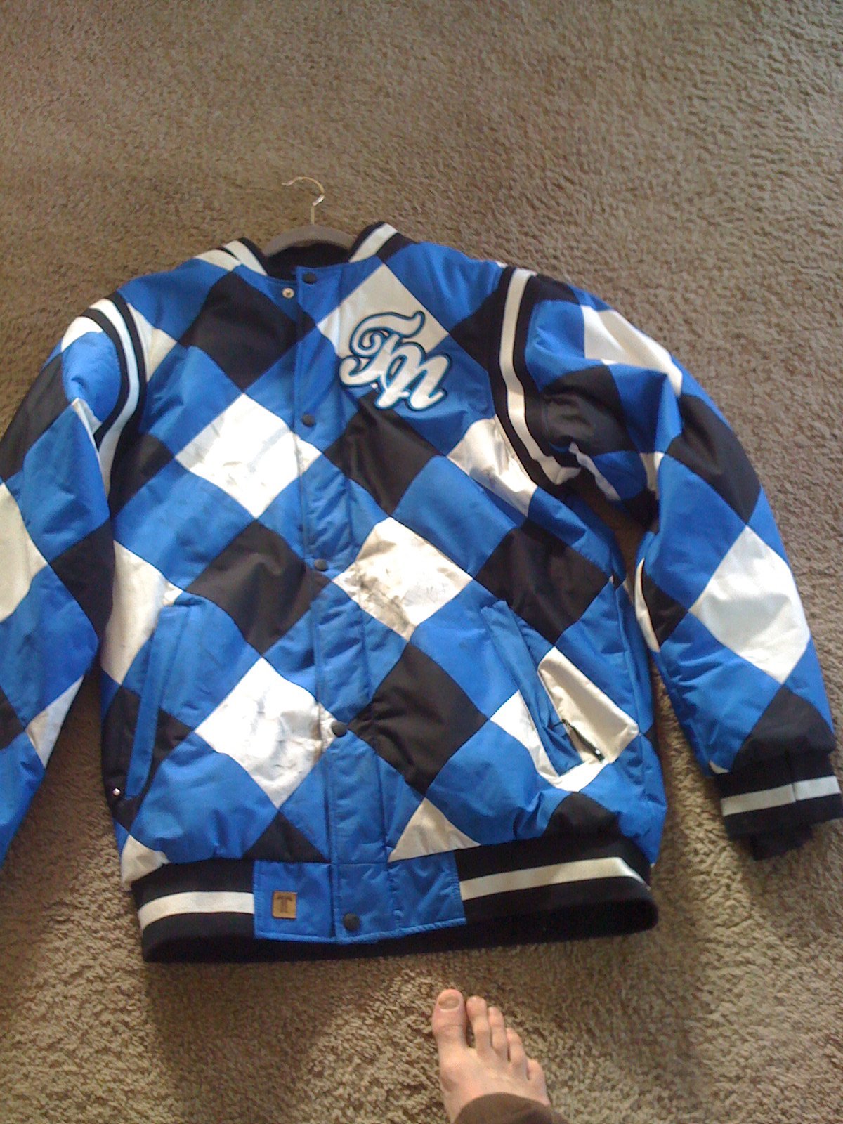 T( checkered front