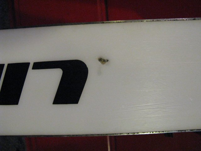 Ski damage 1