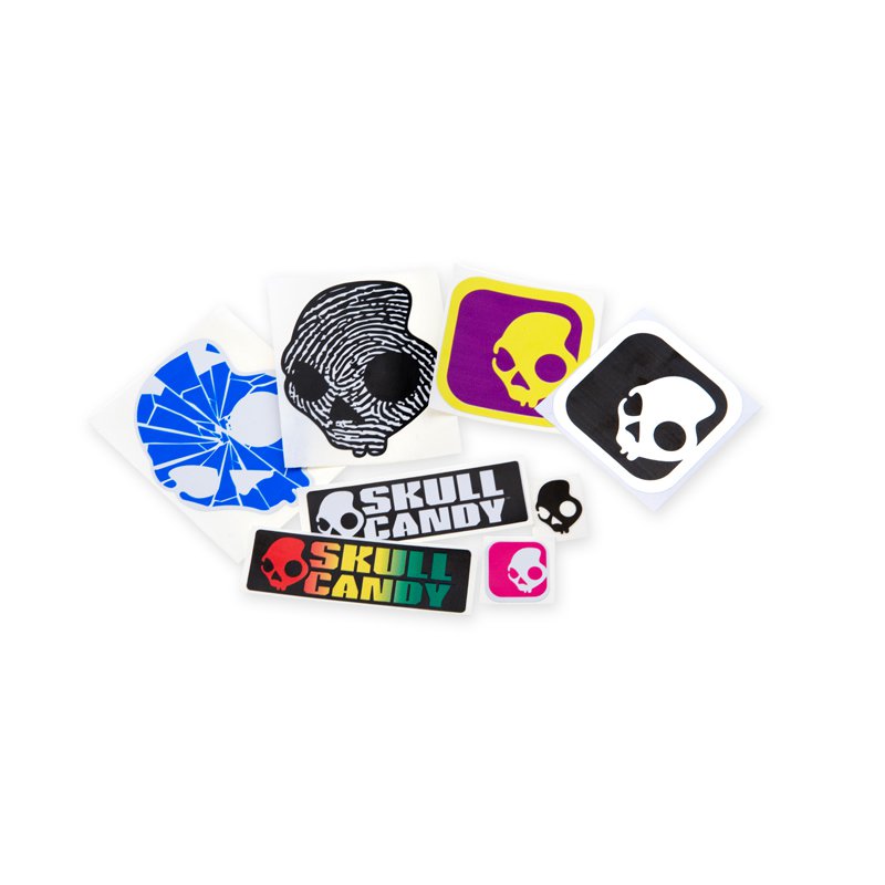 Skullcandy stickers.