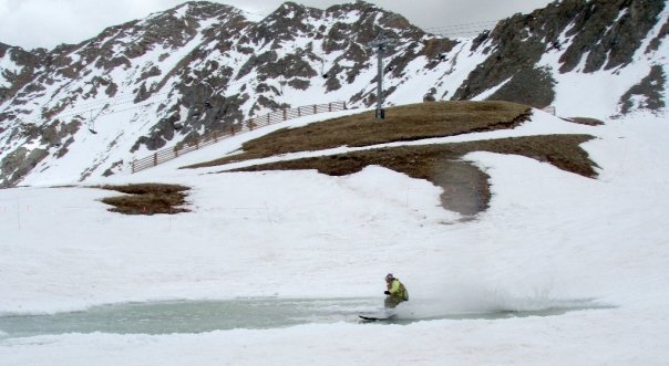 Pond skim