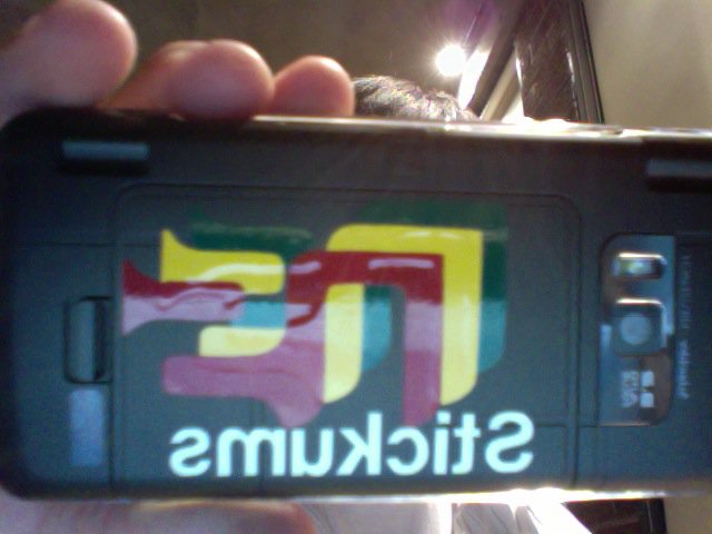 Sticker job for phone