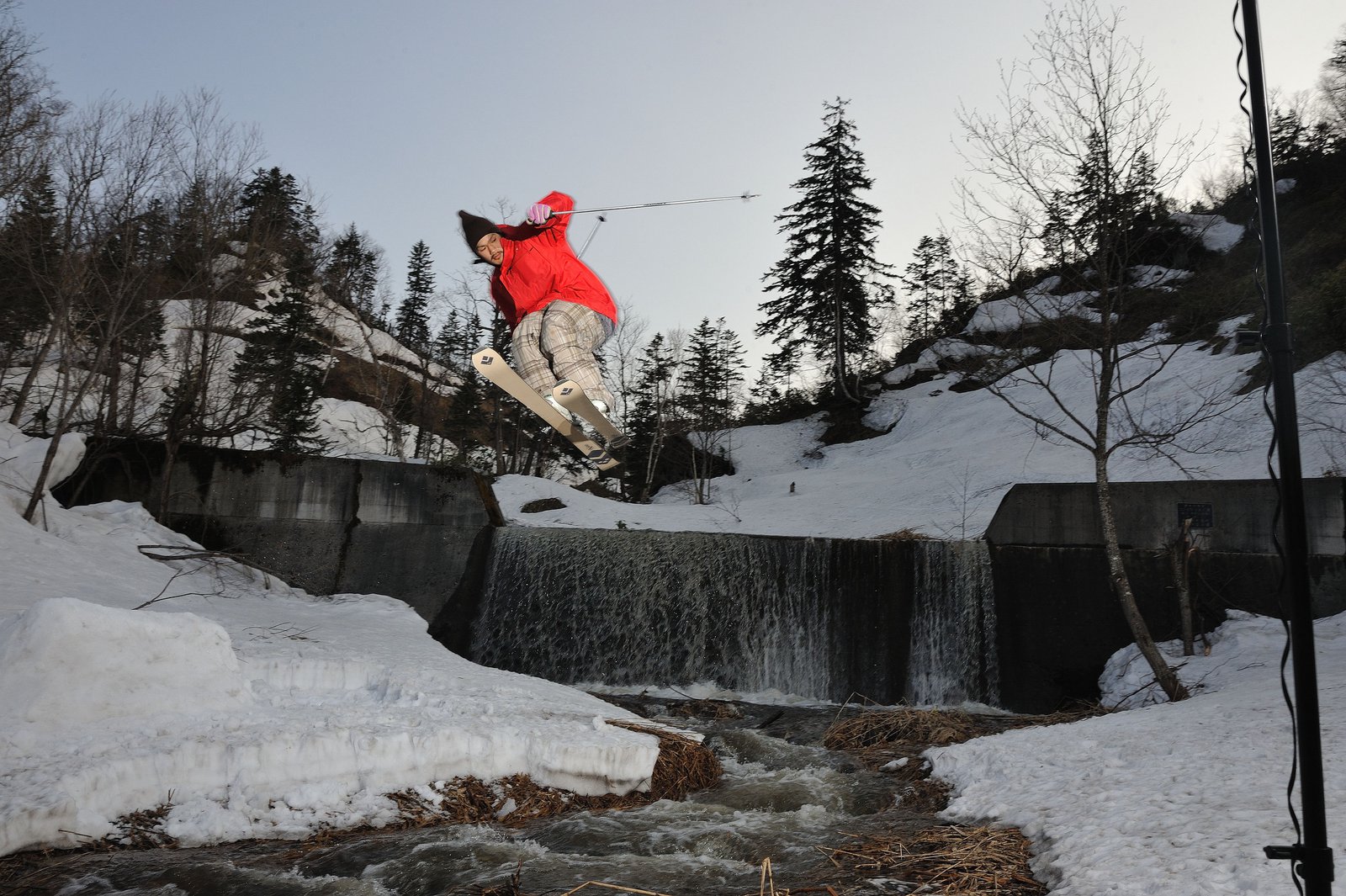 Jumping over the river