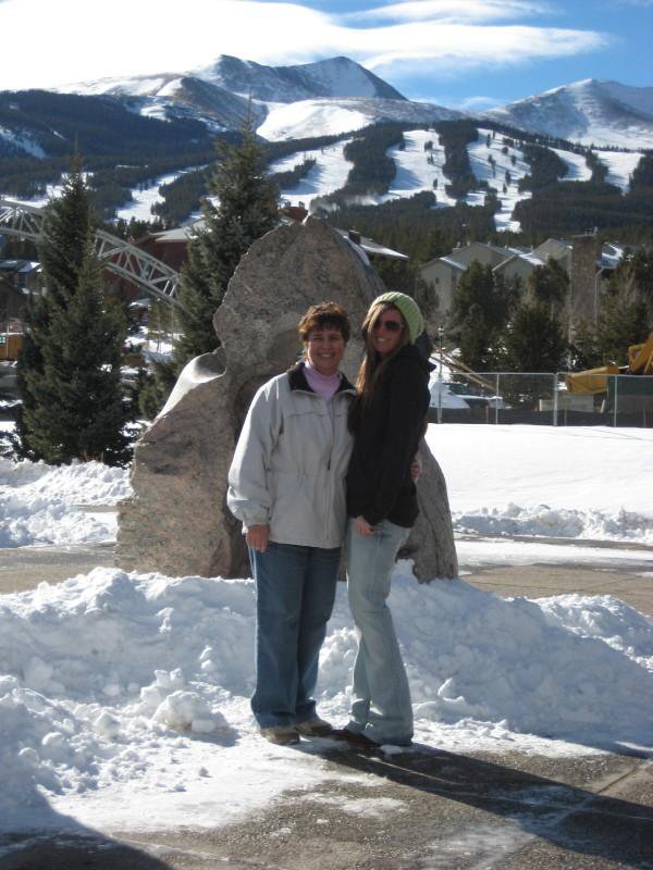 Momma and i in breck