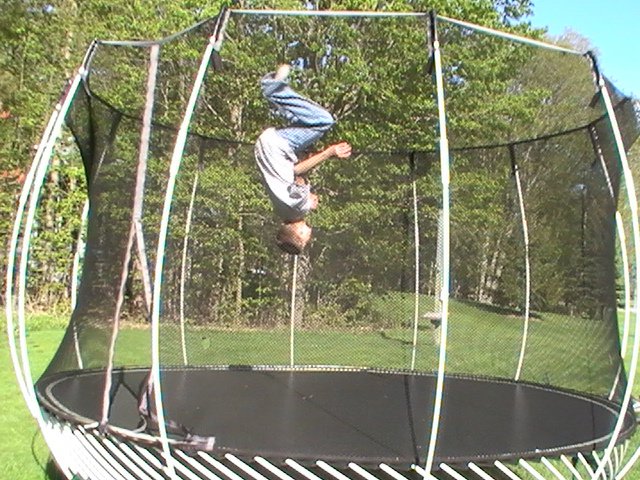 Jake dooing a back flip