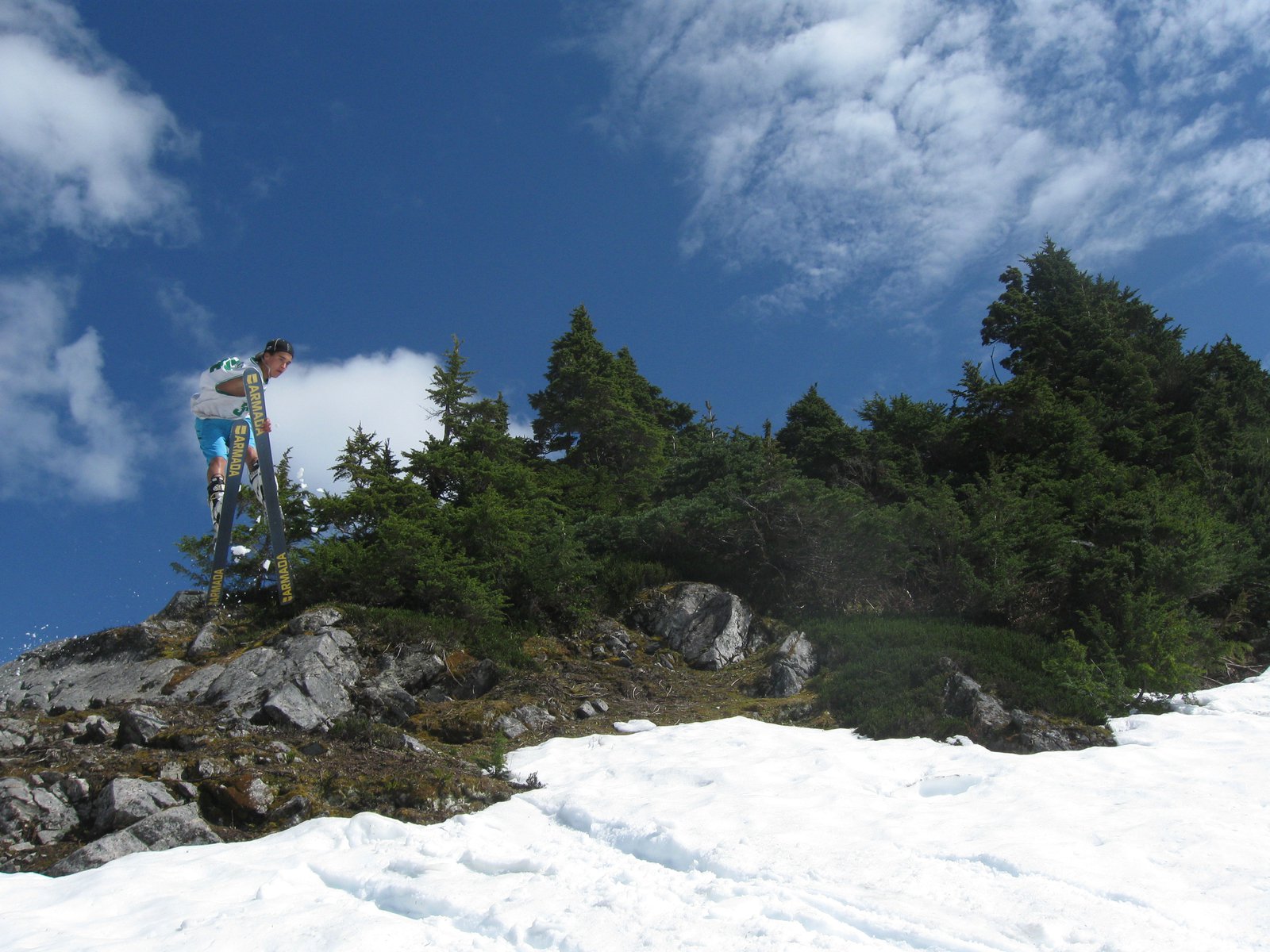 Skiing in june woo!