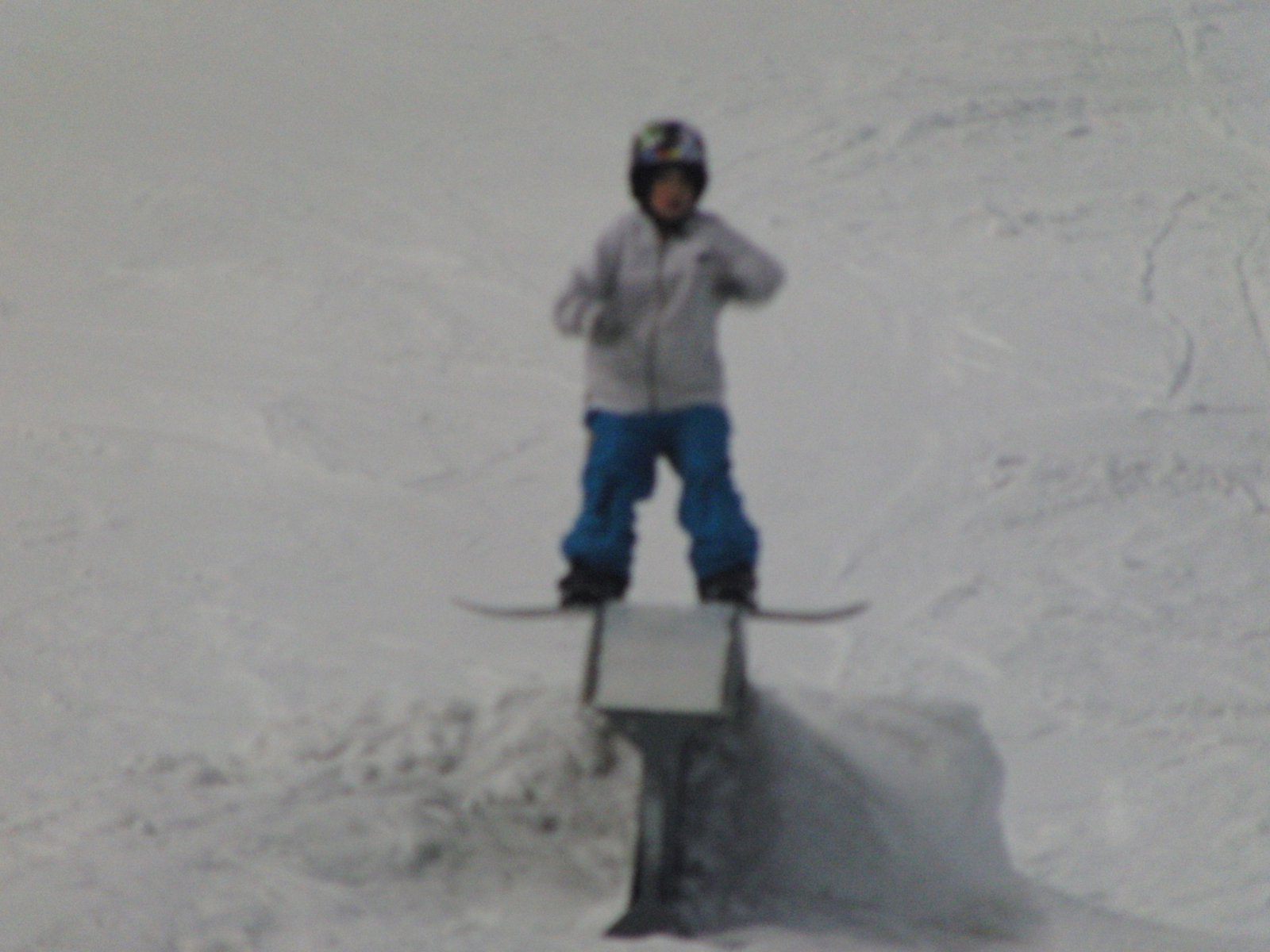 Boardslide on the rainbow rail 10th July