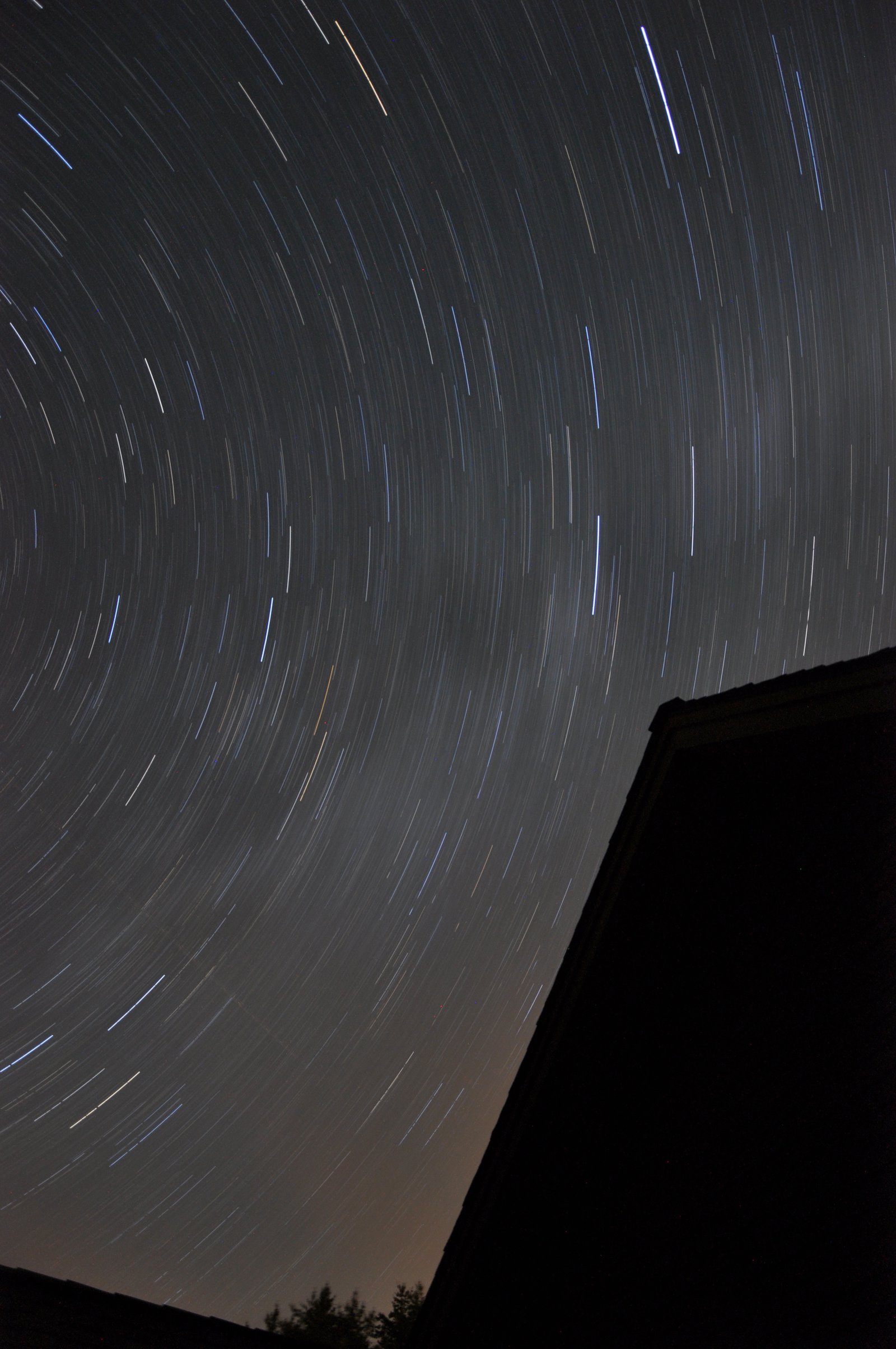 First Star Trail Picture