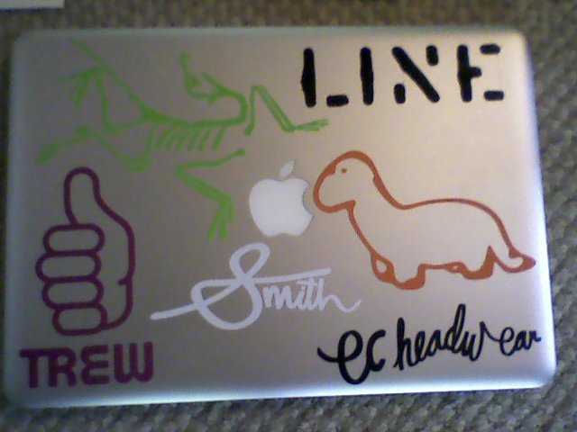 Laptop Sticker Job