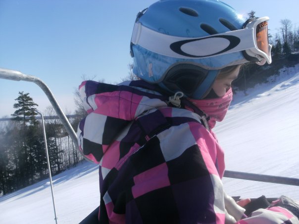 On the chairlift