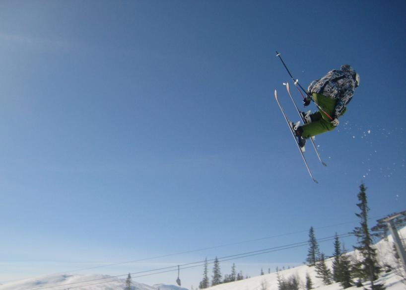 Aim skiing in merÃ¥ker