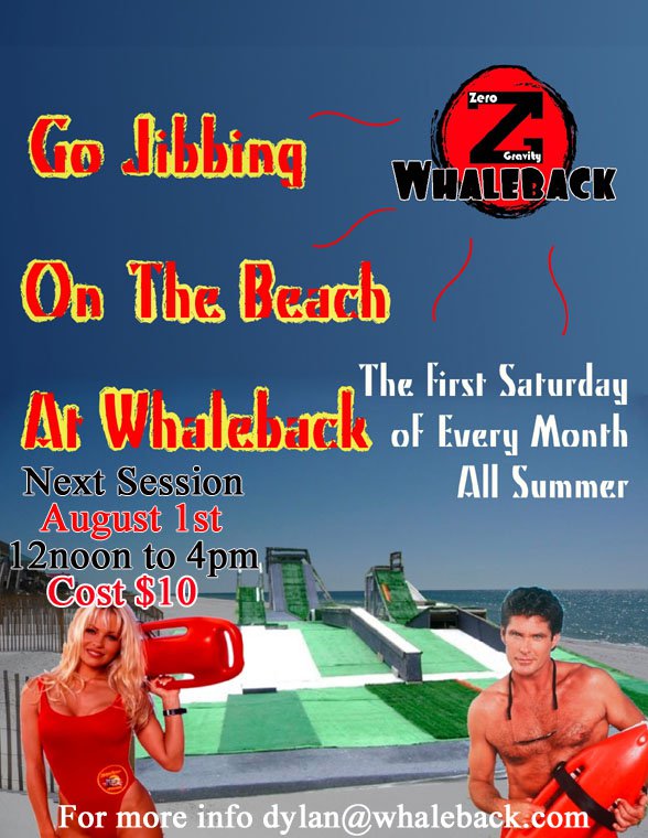 August 1st Beach Jibbing