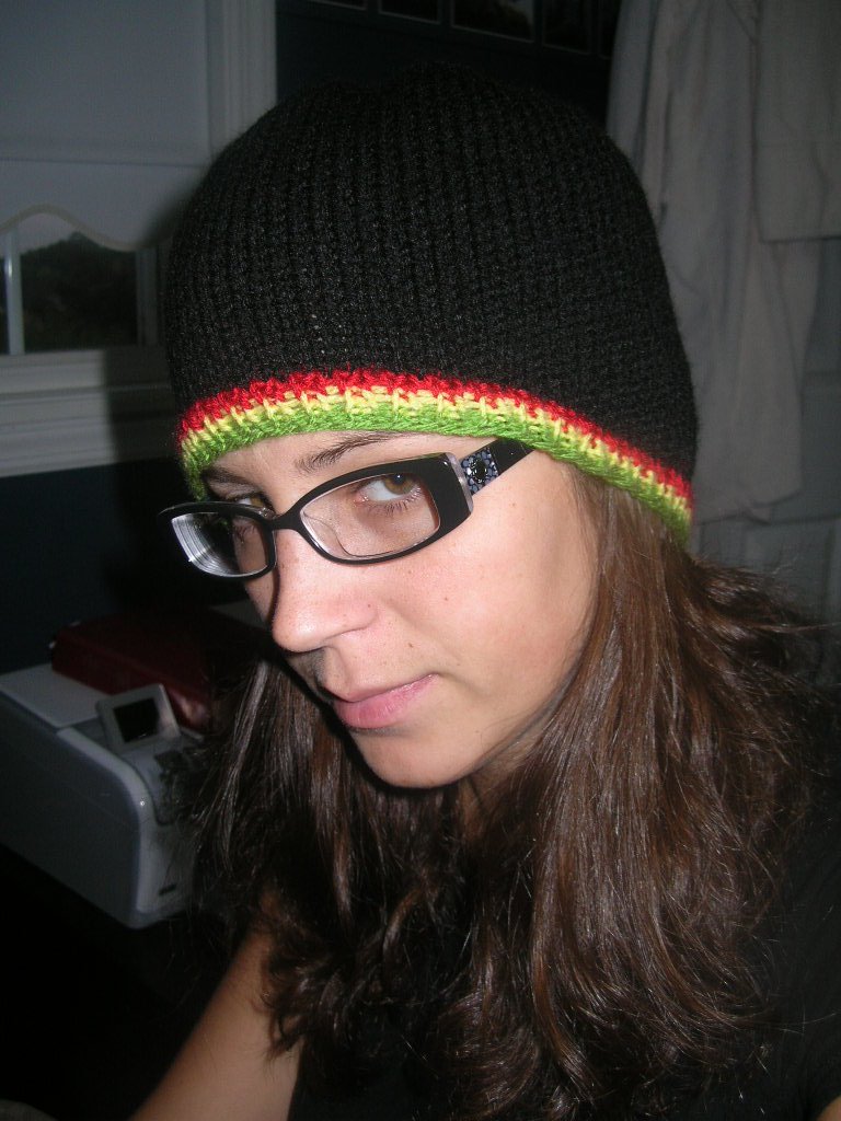 Black with rasta detail