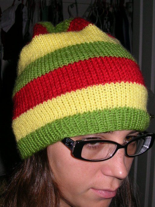 Tall rasta hat