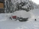 It snows a S load in Oregon