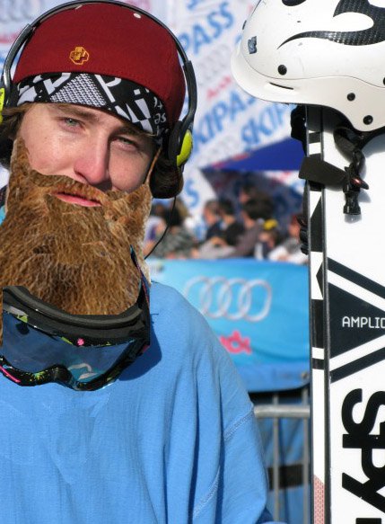 Tom Wallisch Grew a Manly Beard
