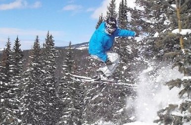 Mushy jump, Vail CO