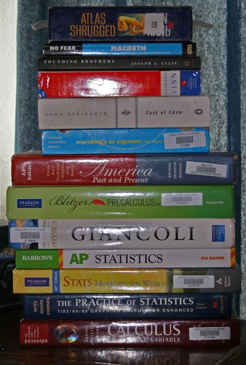 Massive stack of book